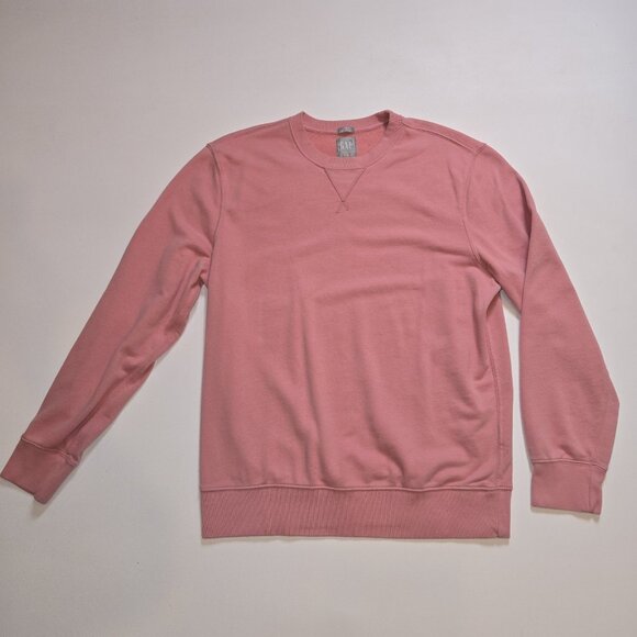 Gap Womens Large Vintage Soft Crew Neck Pink Sweatshirt V300782 H020 Oversized - Picture 1 of 11